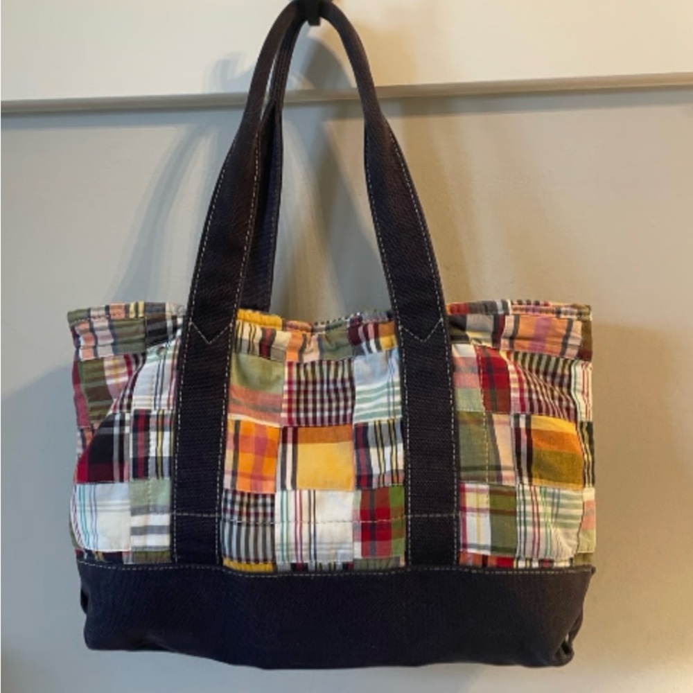 J.crew tote bag with patchwork